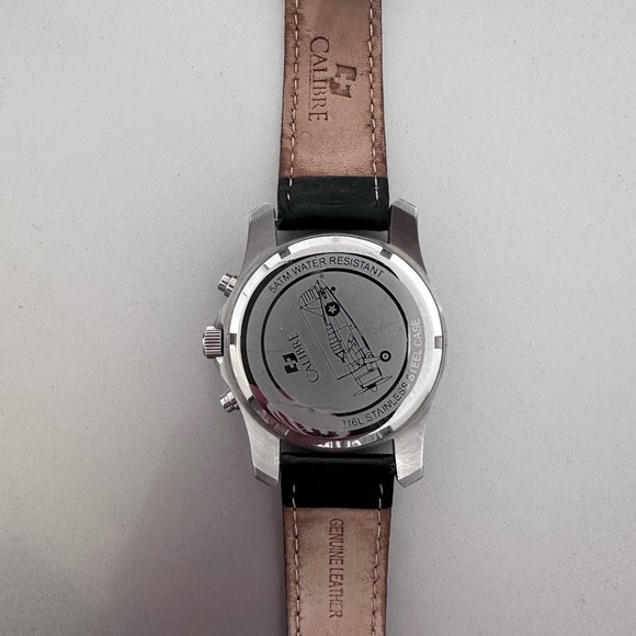 CALIBRE Buffalo Silver Dial Men's Watch - Picture 3 of 4